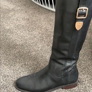Coach leather boots